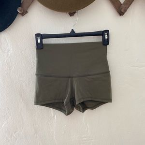 LuluLemon Athletica Olive Green Shorts